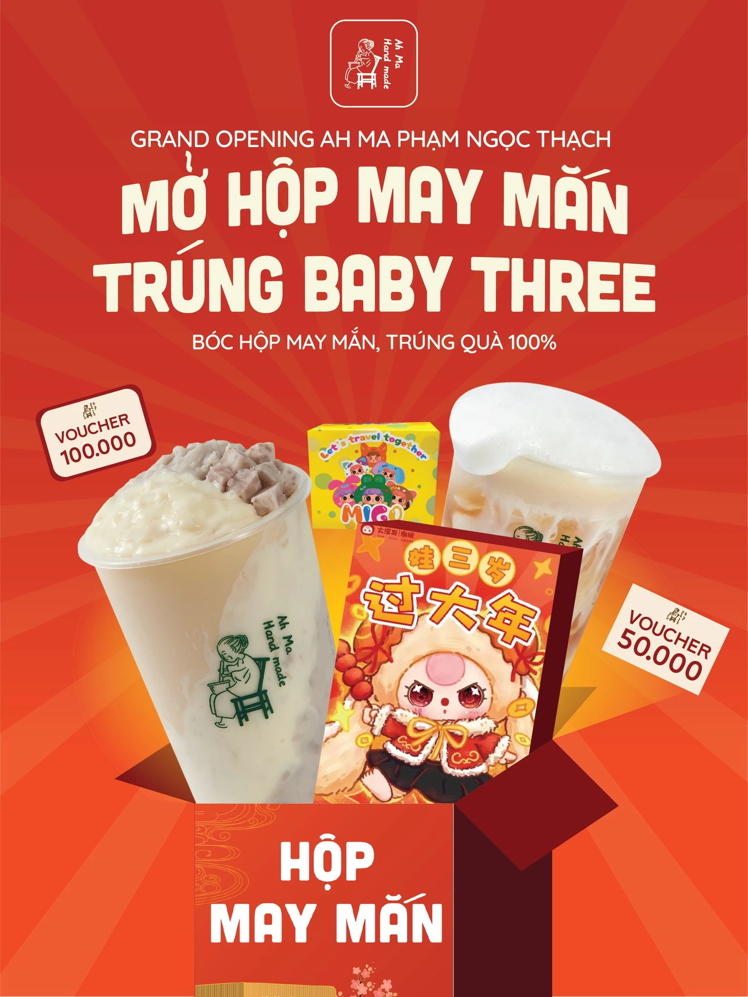 GRAND OPENING – AH MA HAND MADE PHẠM NGỌC THẠCH!